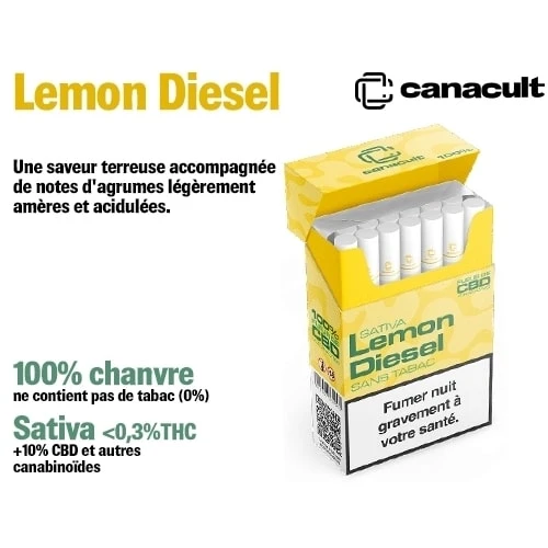 Cigarettes CBD Lemon Diesel – Canacult