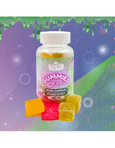 WHITE RABBIT - GUMMIES STRONG THC 0,3% (POT DE 25) - 20MG par pieces